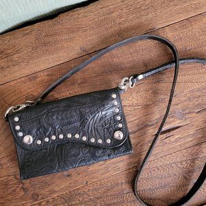 Full grain leather hand made wallet purse